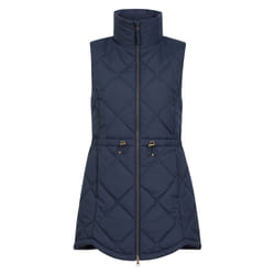 Mountain Warehouse Womens/Ladies Rye Quilted Long Length Gilet - 12 UK, Navy