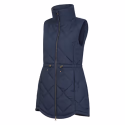 Mountain Warehouse Womens/Ladies Rye Quilted Long Length Gilet - 12 UK, Navy