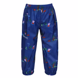 Regatta Childrens/Kids Peppa Pig Waterproof Trousers - 12-18 Months, New Royal