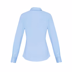 Premier Womens/Ladies Poplin Stretch Long-Sleeved Shirt - 8 UK, Black
