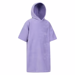 Mountain Warehouse Childrens/Kids Driftwood Hooded Towel - M, Light Purple