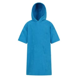 Mountain Warehouse Childrens/Kids Driftwood Hooded Towel - M, Blue