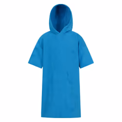 Mountain Warehouse Childrens/Kids Driftwood Hooded Towel - S, Blue
