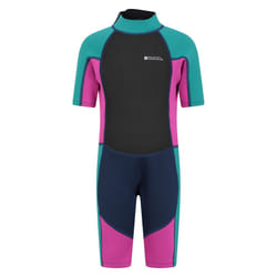 Mountain Warehouse Childrens/Kids Contrast Panel Wetsuit - 9-10 Years, Grape