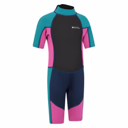 Mountain Warehouse Childrens/Kids Contrast Panel Wetsuit - 9-10 Years, Grape