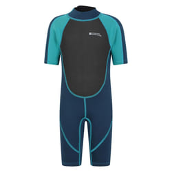 Mountain Warehouse Childrens/Kids Contrast Panel Wetsuit - 11-12 Years, Teal