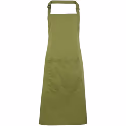 Premier Unisex Adult Colours Pocket Full Apron - One Size, Oasis Green