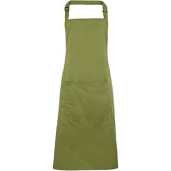 Premier Unisex Adult Colours Pocket Full Apron - One Size, Oasis Green