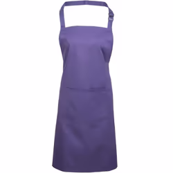 Premier Unisex Adult Colours Pocket Full Apron - One Size, Purple