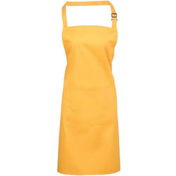 Premier Unisex Adult Colours Pocket Full Apron - One Size, Sunflower