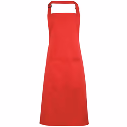 Premier Unisex Adult Colours Pocket Full Apron - One Size, Strawberry Red