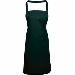 Premier Unisex Adult Colours Pocket Full Apron - One Size, Bottle Green