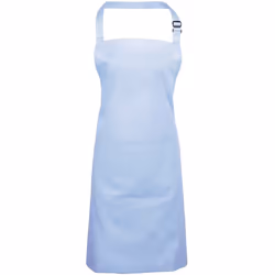 Premier Unisex Adult Colours Pocket Full Apron - One Size, Light Blue