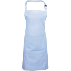 Premier Unisex Adult Colours Pocket Full Apron - One Size, Light Blue