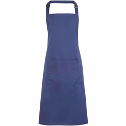 Premier Unisex Adult Colours Pocket Full Apron - One Size, Marine Blue