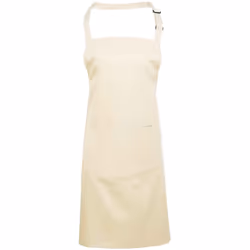 Premier Unisex Adult Colours Pocket Full Apron - One Size, Natural
