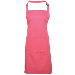 Premier Unisex Adult Colours Pocket Full Apron - One Size, Fuchsia