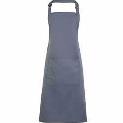 Premier Unisex Adult Colours Pocket Full Apron - One Size, Steel
