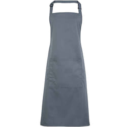 Premier Unisex Adult Colours Pocket Full Apron - One Size, Steel