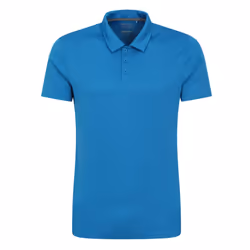 Mountain Warehouse Mens Endurance IsoCool Polo Shirt - XXL, Blue