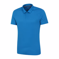 Mountain Warehouse Mens Endurance IsoCool Polo Shirt - XXL, Blue