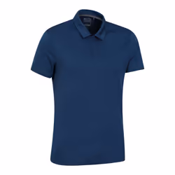 Mountain Warehouse Mens Endurance IsoCool Polo Shirt - 3XL, Blue