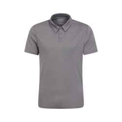 Mountain Warehouse Mens Endurance IsoCool Polo Shirt - S, Dark Grey