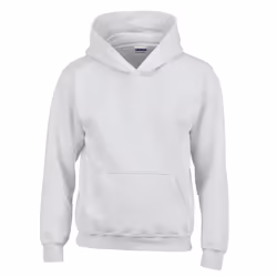 Gildan Childrens/Kids Plain Heavy Blend Hoodie - 12-13 Years, White