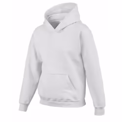 Gildan Childrens/Kids Plain Heavy Blend Hoodie - 12-13 Years, White