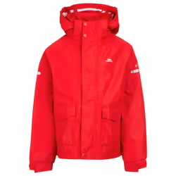 Trespass Childrens/Kids Bluster Waterproof Jacket - 3-4 Years, Red