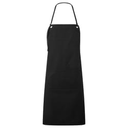 Premier Unisex Adult Artisan's Choice Canvas Double Pocket Apron - One Size, Black