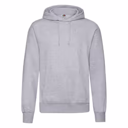 Fruit of the Loom Mens Classic Heather Hoodie - L, Heather Grey