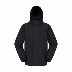 Mountain Warehouse Childrens/Kids Solar Waterproof Jacket - 7-8 Years, Black