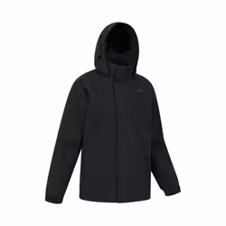 Mountain Warehouse Childrens/Kids Solar Waterproof Jacket - 5-6 Years, Black