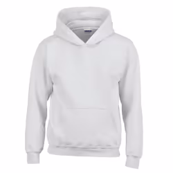 Gildan Childrens/Kids Heavy Blend Hooded Sweatshirt - 12-13 Years, White