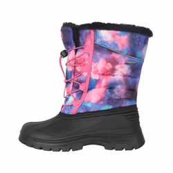 Mountain Warehouse Childrens/Kids Whistler Adaptive Stars Snow Boots - 3 UK, Dark Purple