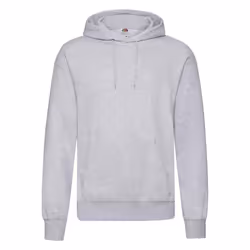 Fruit of the Loom Mens Classic Heather Hooded Sweatshirt - S, Heather Grey