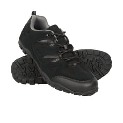 Mountain Warehouse Mens Outdoor III Suede Walking Shoes - 13 UK, Black