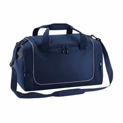 Quadra Teamwear Locker Bag - One Size, French Navy/Light Grey