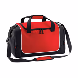 Quadra Teamwear Locker Bag - One Size, Red/Black
