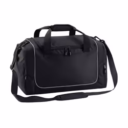 Quadra Teamwear Locker Bag - One Size, Black/Light Grey