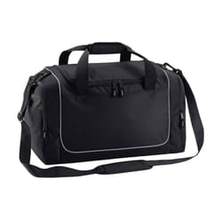 Quadra Teamwear Locker Bag - One Size, Black/Light Grey