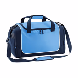 Quadra Teamwear Locker Bag - One Size, Sky Blue/Navy/White