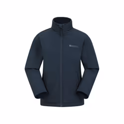 Mountain Warehouse Childrens/Kids Grasmere Soft Shell Jacket - 7-8 Years, Navy