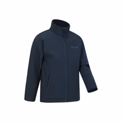 Mountain Warehouse Childrens/Kids Grasmere Soft Shell Jacket - 7-8 Years, Navy
