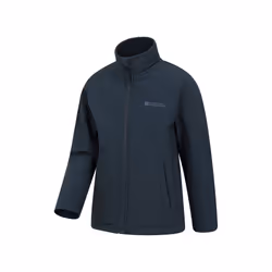 Mountain Warehouse Childrens/Kids Grasmere Soft Shell Jacket - 7-8 Years, Navy