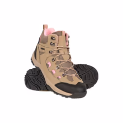 Mountain Warehouse Womens/Ladies Adventurer Waterproof Walking Boots - 6 UK, Beige