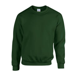 Gildan Mens Heavy Blend Sweatshirt - M, Forest Green