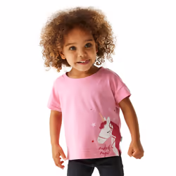 Regatta Childrens/Kids Animal Luna The Unicorn T-Shirt - 36-48 Months, Sweet Pink
