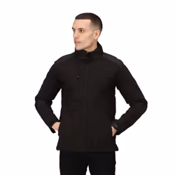 Regatta Mens Hydroforce Soft Shell Jacket - XL, Black